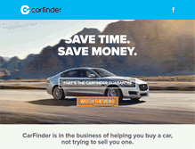 Tablet Screenshot of carfinder.com.au